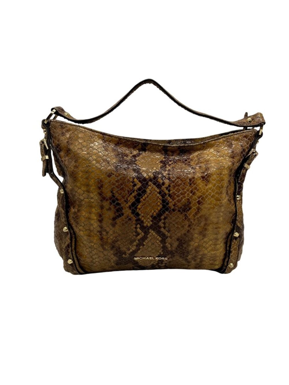 Michael Kors Snakeskin Embossed Shoulder Bag